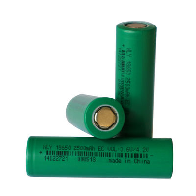 Wysokowydajny akumulator 3C 3,7 V 18650 Akumulator 2500 mah do jasnej latarki