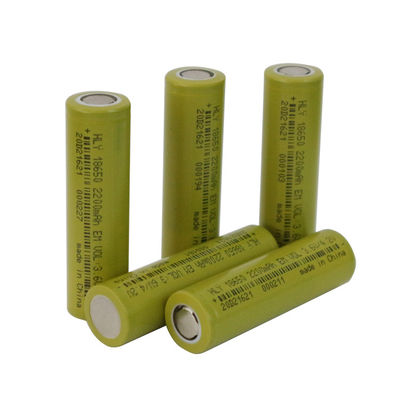 Cylindryczny akumulator litowo-jonowy 3,6 V o wysokim poziomie bezpieczeństwa 2200 mAh 18650
