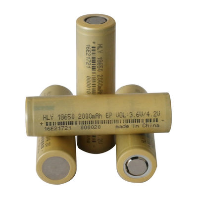 Bateria litowa KC 3,6 V 2000 mAh 18650 Płaska bateria o wysokim rozładowaniu 500 razy