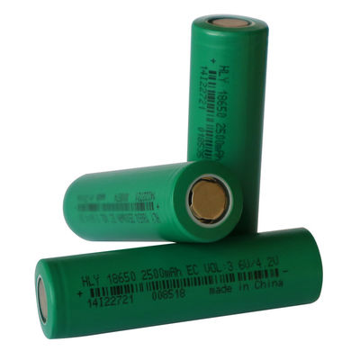 3.6V 2500mah Li Ion 18650 Akumulator Ogniwa cylindryczne 500 razy długi cykl życia
