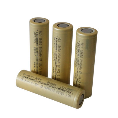 18650 3,6 V 2000 mAh Akumulatorowe ogniwa słoneczne do elektroniki domowej / Ebike