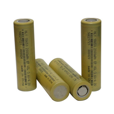 Wymienne akumulatory 3,6 V 2000 mAh 18650 do lamp słonecznych