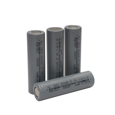 Cylindryczny akumulator litowo-jonowy o dużej mocy 2600 mah 18650 Akumulator