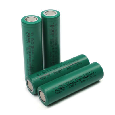 HLY 18650 OEM cylindryczne ogniwa akumulatorowe 3,6 V 2500 mah do pojazdów elektrycznych