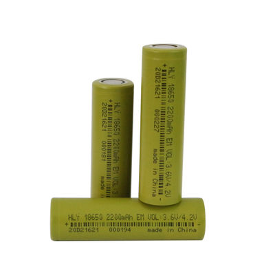 Wysokie bezpieczeństwo 18650 2200 mAh Bateria 500 razy cylindryczna bateria litowa 0,5 C