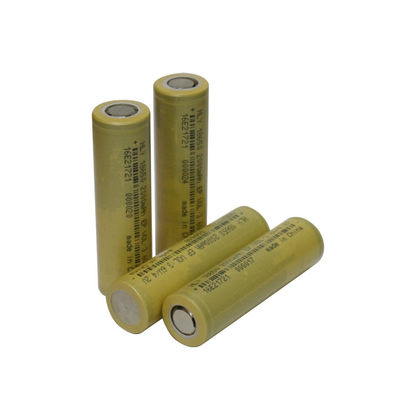 RoHS 18650 Cylindryczne ogniwa litowo-jonowe 2000 mAh do urządzeń elektrycznych