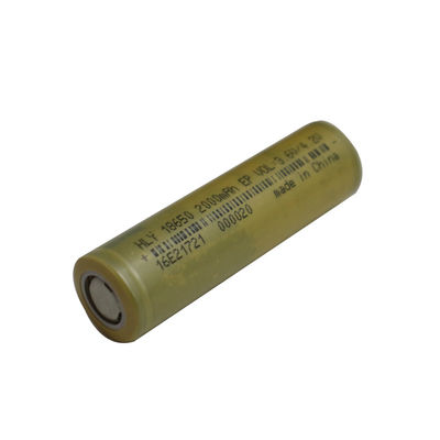 RoHS 18650 Cylindryczne ogniwa litowo-jonowe 2000 mAh do urządzeń elektrycznych