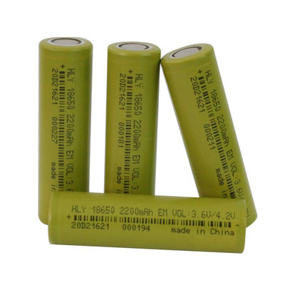 500 cykli 18650 Bateria litowa 2200 mah 3,7 V Akumulator o wysokiej szybkości